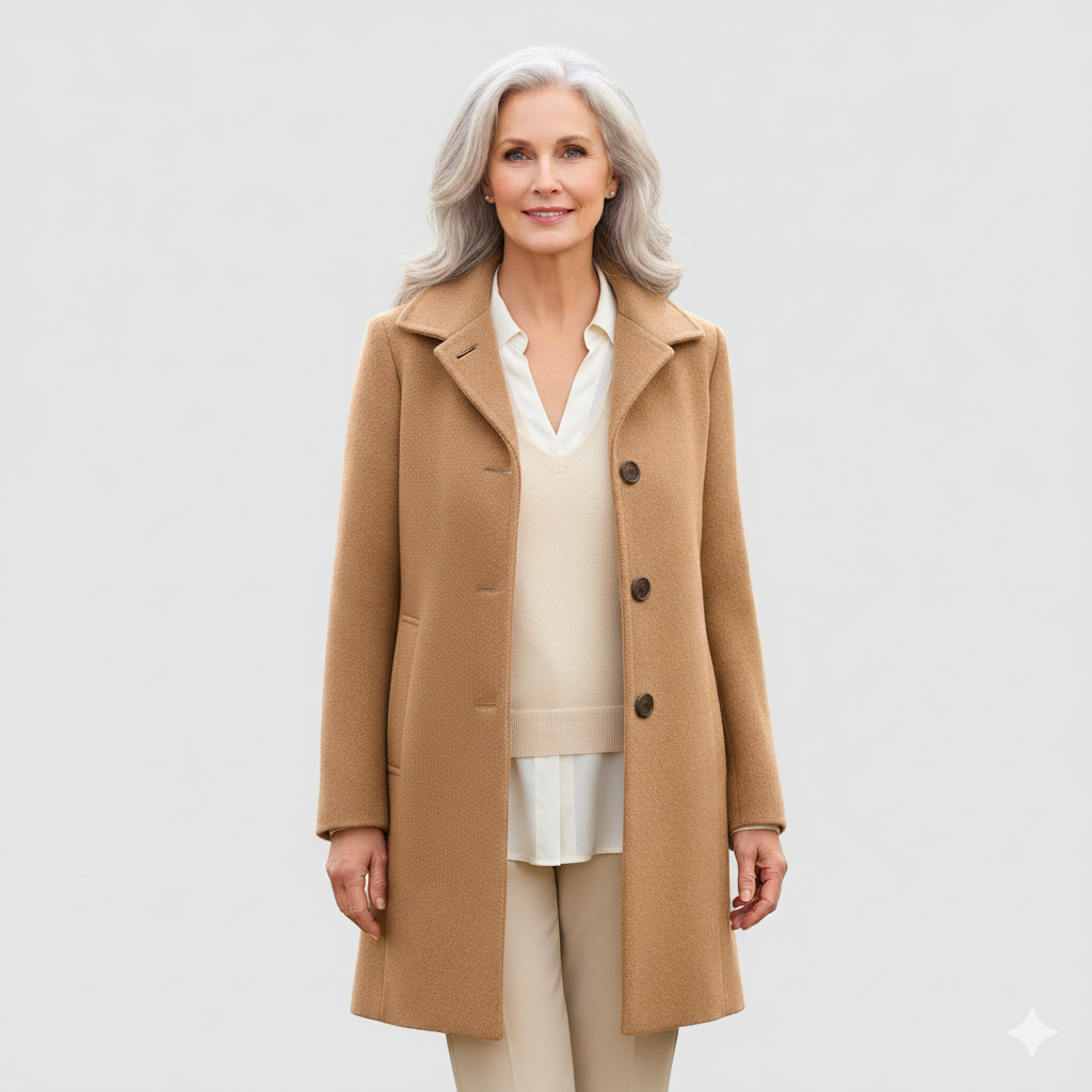 Claire – Classic Wool Blend Coat