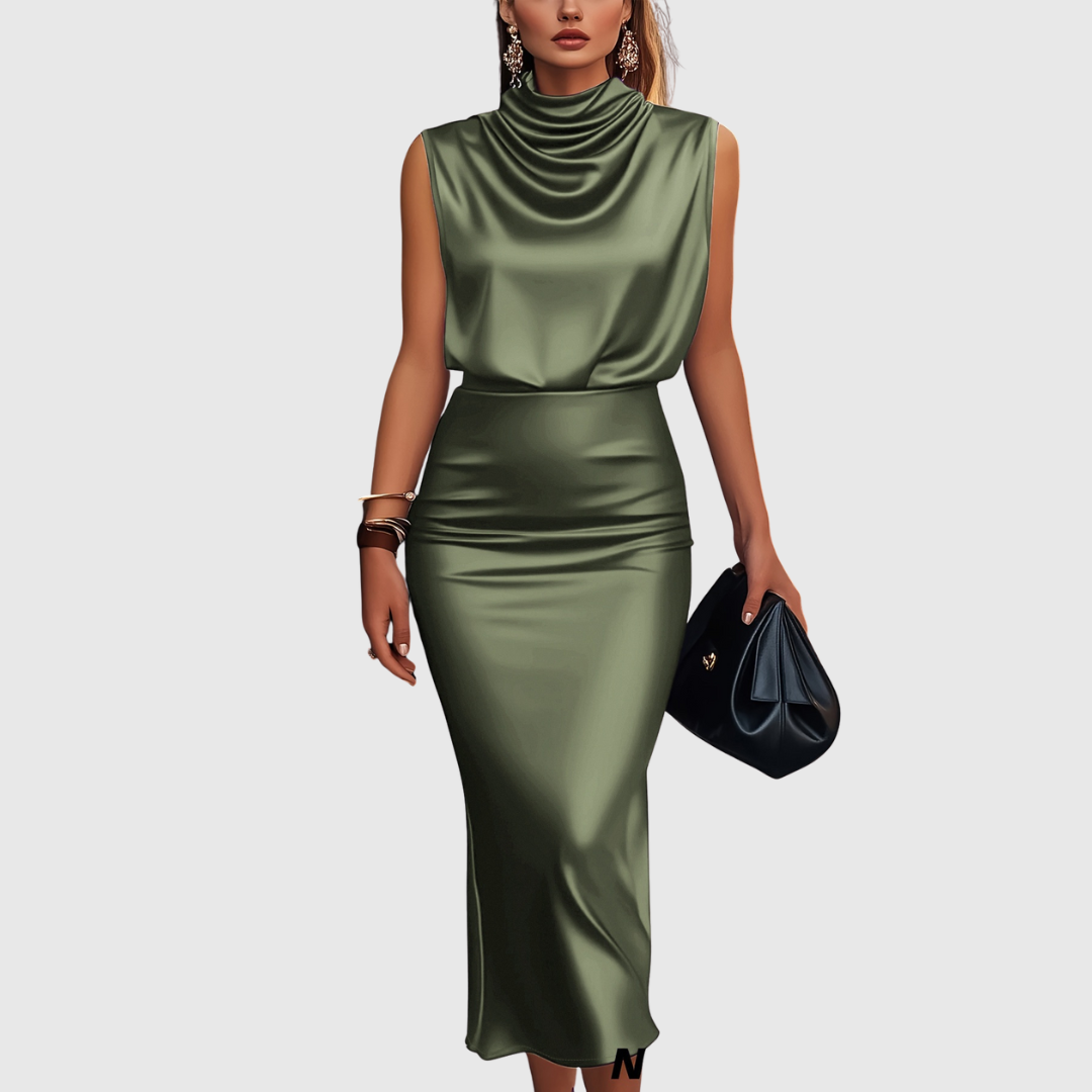 EDEM | SATIN TOP & SKIRT SET