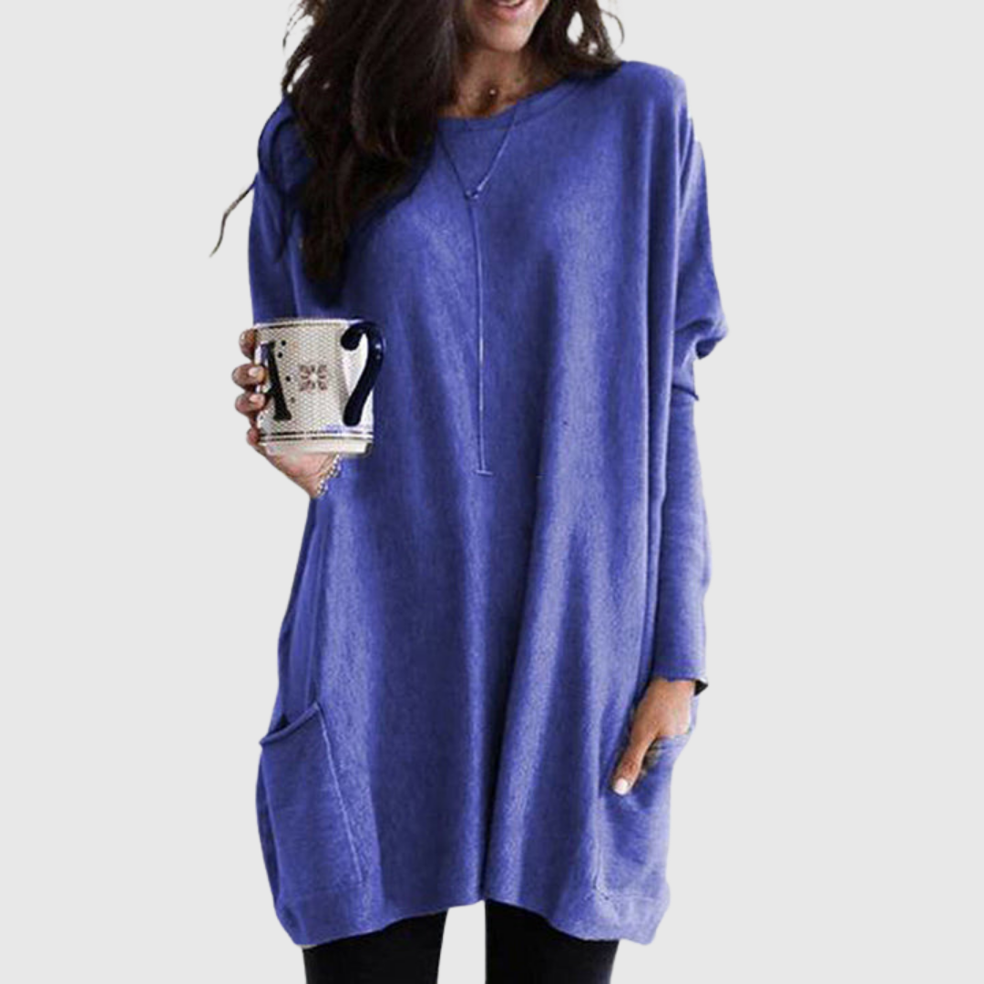 FENORA | RELAXED POCKET TUNIC WITH COVERAGE