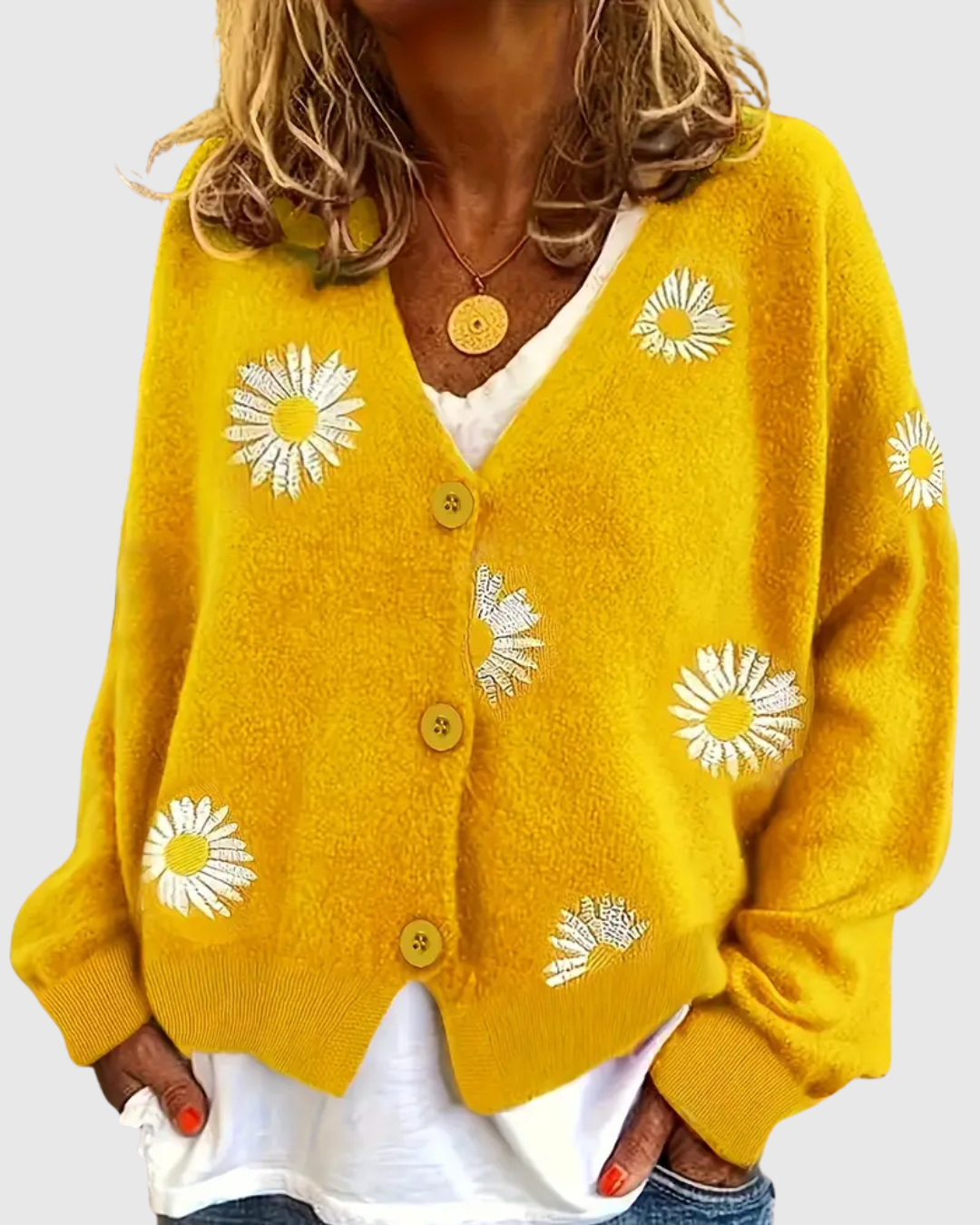 IRENE | ELEGANT KNIT CARDIGAN WITH BUTTONS