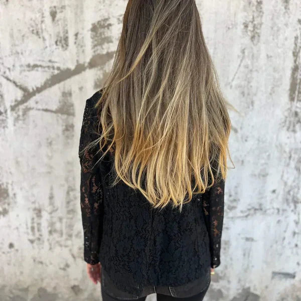 Estela - Blazer de encaje floral